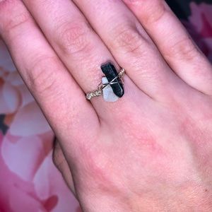 Handmade wrapped wire ring